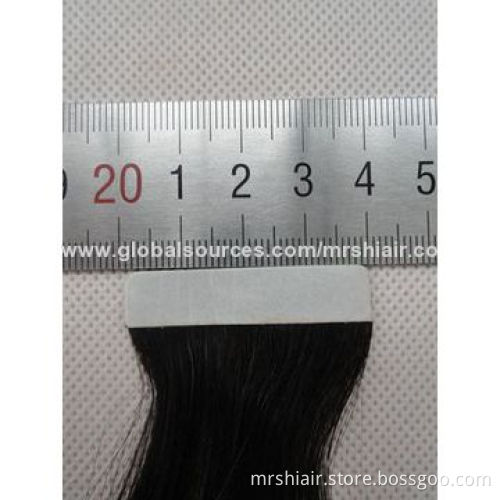 1B# natural black tape hair extensions remy brazilian beauty women human straight hair